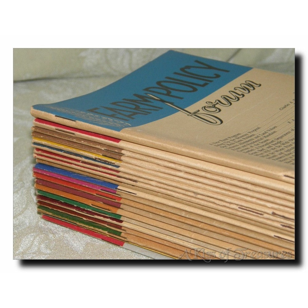 LOT: 21 Vintage Antique Farm Policy Forum Booklets 1949-1952